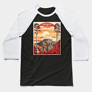 Aspendos Turkey Vintage Retro Travel Tourism Baseball T-Shirt